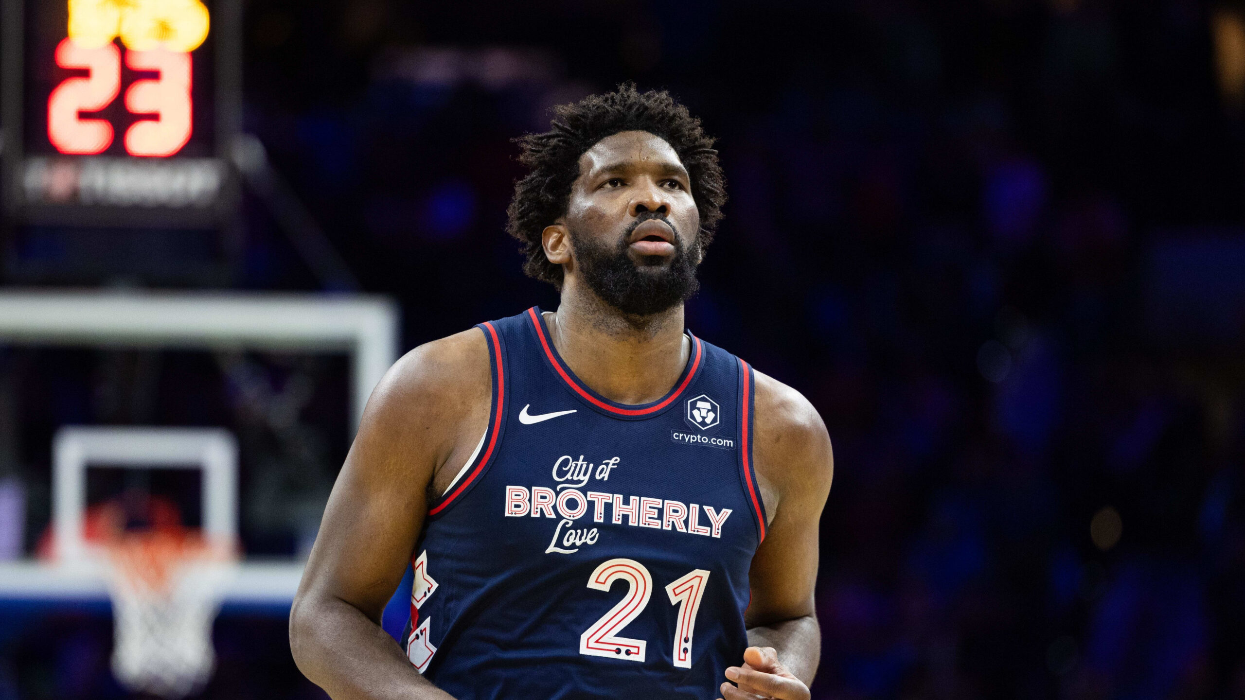 The Sixers tweeted a cryptic message about Joel Embiid before their game against the Cavaliers.