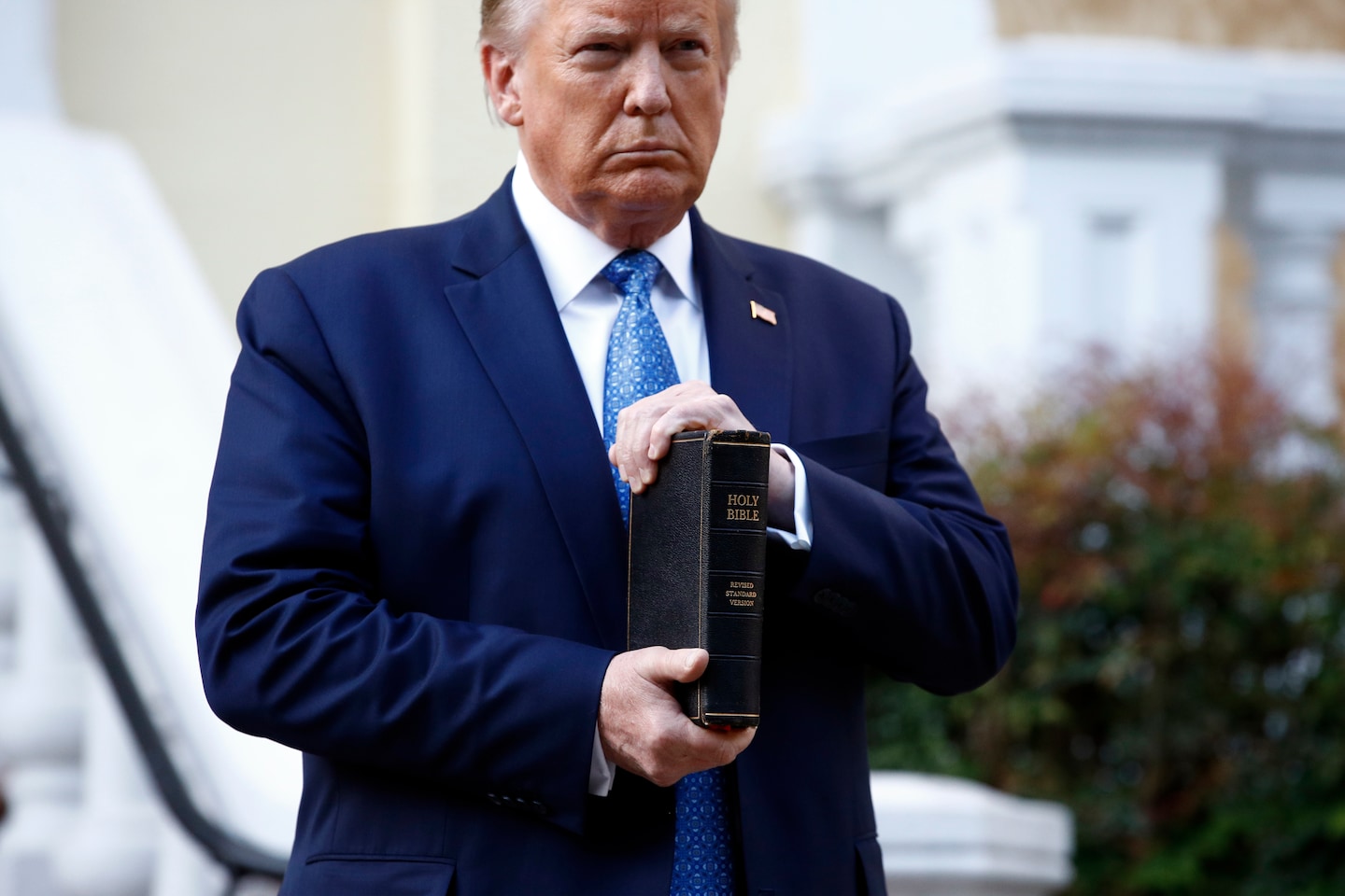 Opinion | Will the faithful followers of Trump actually read the Bible he was holding during the photo op in front of St. John’s Church?